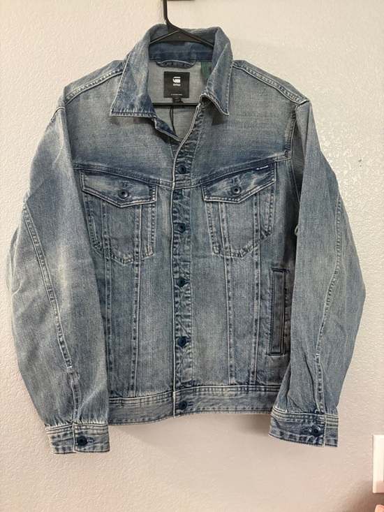G-Star Jackets & Blazers - G-Star Faded Light Blue Denim Jacket